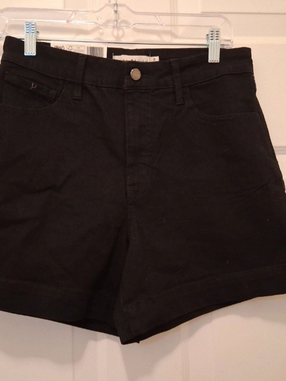 Rebecca Minkoff Black High-Waist Casual Shorts